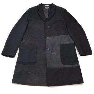 105XX SHOP COAT　BLACK　LARGE #001