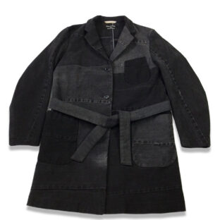 105XX SHOP COAT　BLACK　SMALL #001
